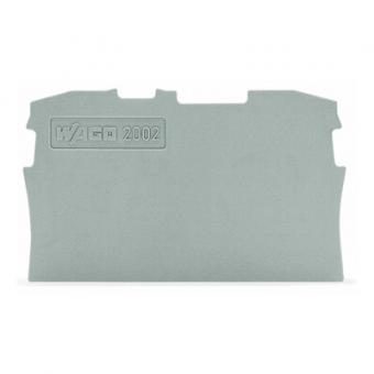 Wago TOPJOB® S Abschluss- und Zwischenplatte; 0,8 mm dick 2002-1291 - grau 