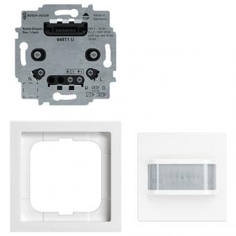 Busch-Wächter® 180 flex, Wireless Komplettset mit Komfort Sensor Selectlinse und Relais-Einsatz 