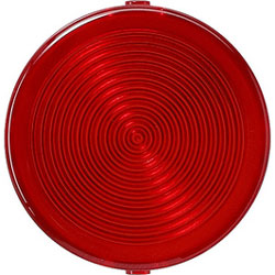 Gira Flache Abdeckhaube für Lichtsignal, steckbar, System 55, E22, Flächenschalter, rot 
