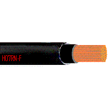 H07RN-F   1x1,5 - Gummischlauchleitung, schwarz, Meterware 