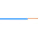 H05V-U 0,5 - PVC-Aderleitung, eindrähtig, Ring 100m - blau 