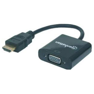 HDMI Konverter, HDMI-Stecker auf VGA-Buchse mit Audio 