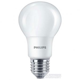 Philips LED-Lampe CorePro LEDbulb, 8W (60W), 827, E27, matt, nicht dimmbar 