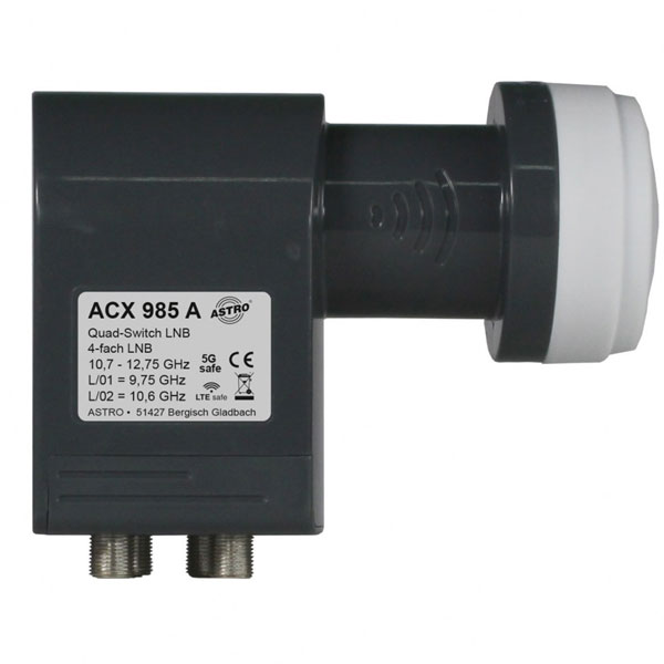 ASTRO ACX 985 A - Speisesystem, Quattro-Switch-LNB 40mm | Elektroversand  Schmidt GmbH