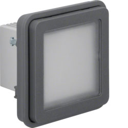 Berker W.1 - LED-Signallicht-Einsatz, rote/grüne Beleuchtung (grau matt) |  Elektroversand Schmidt GmbH