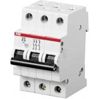 ABB S203-C2 Leitungsschutzschalter, 2A, 3-polig | Elektroversand Schmidt  GmbH