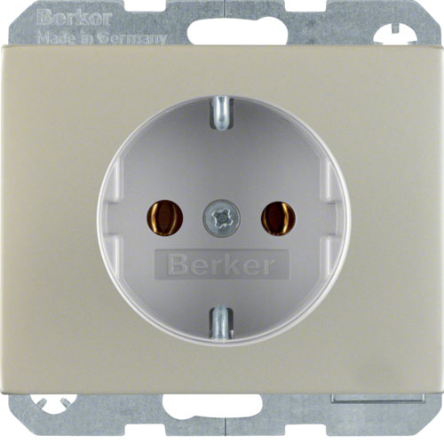 Berker K.5 SCHUKO-Steckdose (Edelstahl) | Elektroversand Schmidt GmbH