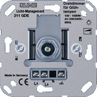 Jung Drehdimmer mit Druck-Wechselschalter 100 - 1000W | Elektroversand  Schmidt GmbH